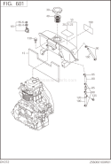 Part Location Diagram of 277-60102-21 Subaru Fuel Tank