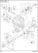 Governor,Operation Diagram and Parts List for DY300DS1650  Subaru Engine