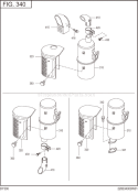 Page F Diagram and Parts List for DY300BS4050  Subaru Engine