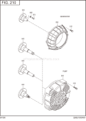 Part Location Diagram of 228-17911-23 Subaru Adapter 3