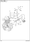 Page J Diagram and Parts List for DY350DS1720  Subaru Engine