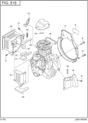 Page H Diagram and Parts List for DY350DS1720  Subaru Engine