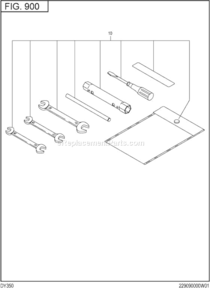 Page L Diagram and Parts List for DY350DS3180  Subaru Engine