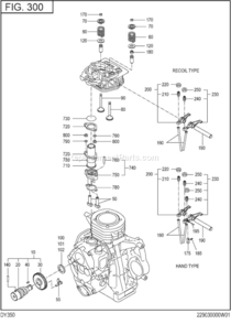 Page D Diagram and Parts List for DY350DS3180  Subaru Engine