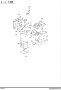 Page L Diagram and Parts List for DY410D87870  Subaru Engine