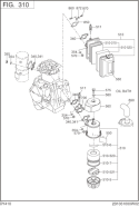 Part Location Diagram of 231-32701-08 Subaru Oil Pan Cp
