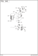 Page F Diagram and Parts List for DY410DD0070  Subaru Engine