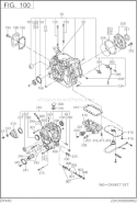 Part Location Diagram of 231-10107-11 Subaru Crankcase Cp