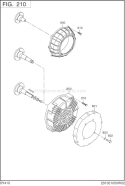 Page D Diagram and Parts List for DY410D12260  Subaru Engine