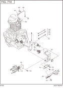 Page M Diagram and Parts List for DY420DS7080  Subaru Engine