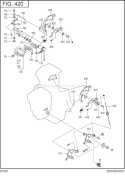 Page H Diagram and Parts List for DY420DS7080  Subaru Engine
