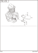 Page G Diagram and Parts List for DY420DS7080  Subaru Engine