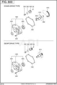 Part Location Diagram of 277-86001-13 Subaru Gasket Reduction Cover Cp