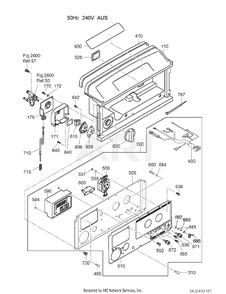 2400 Control Diagram and Parts List for RAS28018010  Subaru Generator