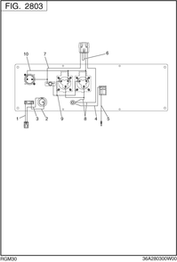 Wireharness Diagram and Parts List for RGM30018010 RGX3000 Subaru Generator