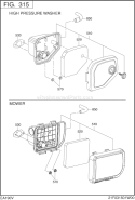 Intake Exhaust Diagram and Parts List for EA190V50030  Subaru Engine