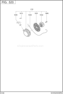 Part Location Diagram of 525-50400-30 Subaru Spiral Spring