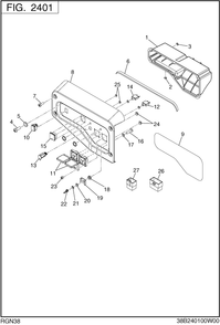 Control Box Diagram and Parts List for RGN38118000 RGN3800 Subaru Generator