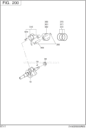 Part Location Diagram of 277-20901-51 Subaru Crankshaft Cp