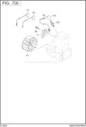 Part Location Diagram of 592-70120-11 Subaru Ignition Coil