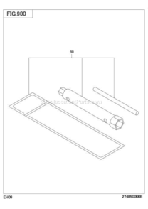Accessories Label Diagram and Parts List for EH090D42190  Subaru Engine