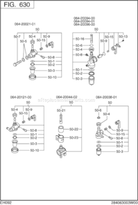 Page I Diagram and Parts List for EH092D42010  Subaru Engine