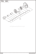 Part Location Diagram of 20F-50125-08 Subaru Ratchet
