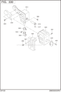 Part Location Diagram of 268-30109-11 Subaru Muffler Cp
