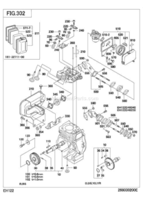 Part Location Diagram of 268-33003-01 Subaru Intake Pipe Cp