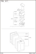 Page E Diagram and Parts List for EH122D46390  Subaru Engine