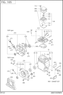 Part Location Diagram of 011-00801-00 Subaru Flange Bolt