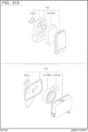 Page D Diagram and Parts List for EH122D46420  Subaru Engine