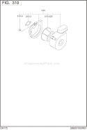 Part Location Diagram of 253-32610-20 Subaru Air Cleaner Ay