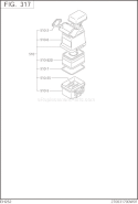 Part Location Diagram of 254-32600-08 Subaru Element Cp