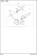 Part Location Diagram of 254-70576-08 Subaru Nut