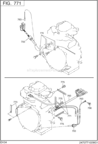 Part Location Diagram of KS3-11041-01 Subaru Oil Sensor Cp 32
