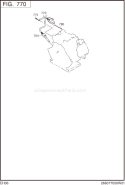 Page P Diagram and Parts List for EH360DS2350  Subaru Engine