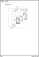 Part Location Diagram of 279-32612-08 Subaru Element
