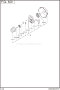 Part Location Diagram of 224-50150-08 Subaru Starter Pulley