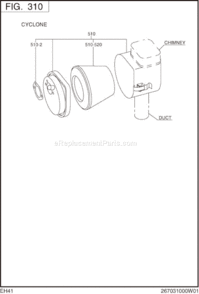 Page D Diagram and Parts List for EH410D60150  Subaru Engine