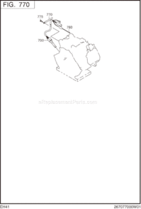 Page N Diagram and Parts List for EH410D65170  Subaru Engine