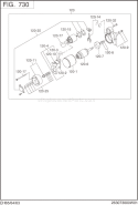 Part Location Diagram of 263-70551-08 Subaru Bolt(M6X37)