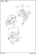 Reduction,Clutch Gr Diagram and Parts List for EH650DCR012  Subaru Engine