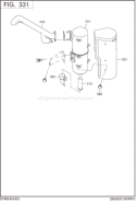 Part Location Diagram of 263-37321-H2 Subaru Spark Arrester