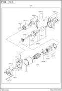 Part Location Diagram of 263-70591-08 Subaru Center Bracket (A)