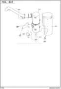 Part Location Diagram of 263-34101-01 Subaru Exhaust Pipe Cp