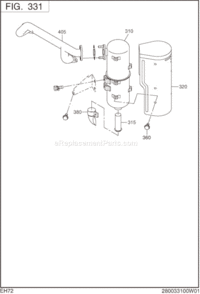 Page E Diagram and Parts List for EH720DS1111  Subaru Engine