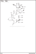 Page M Diagram and Parts List for EH720DS5080  Subaru Engine