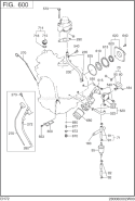 Fuel Lubricant Group Diagram and Parts List for EH720DS0511  Subaru Engine