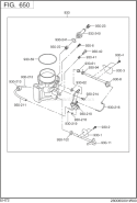 Page H Diagram and Parts List for EH720LD2630  Subaru Engine